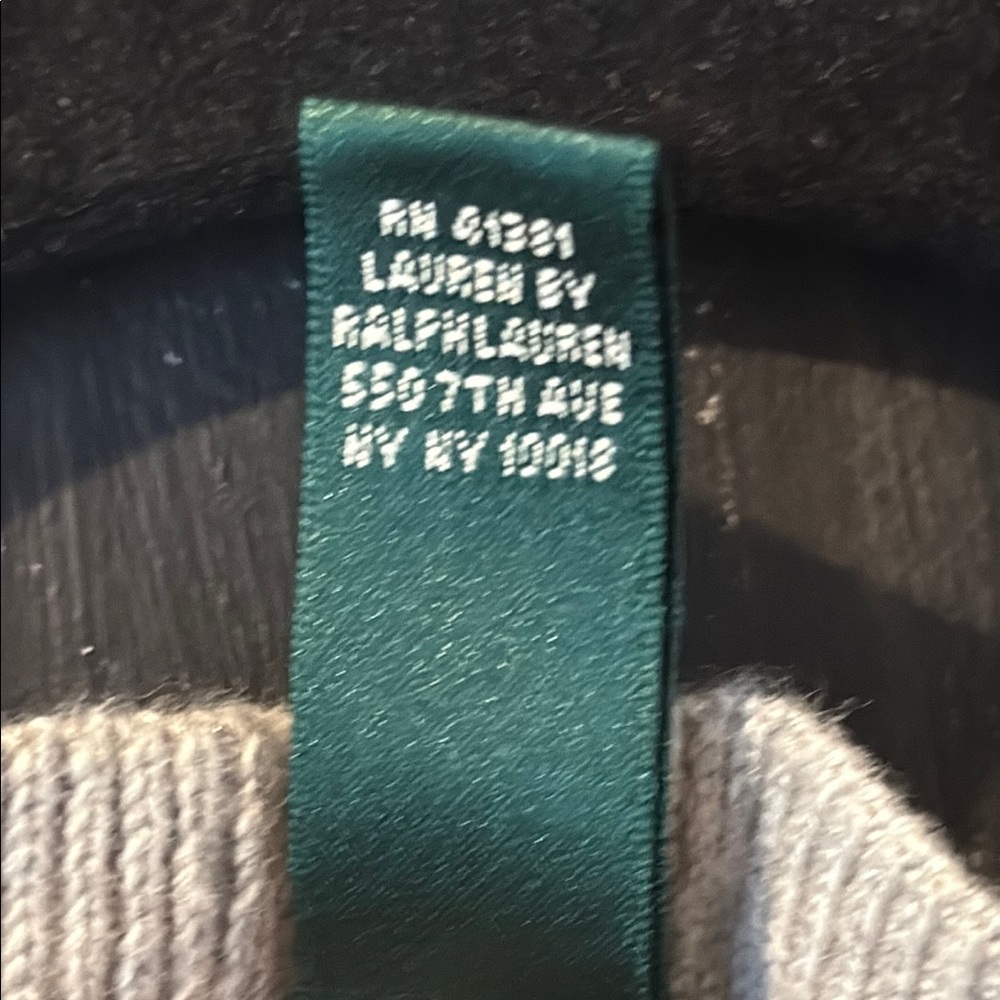 Ralph Lauren Gray Cardigan Sweater Classic Knit - Picture 10 of 15